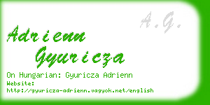 adrienn gyuricza business card